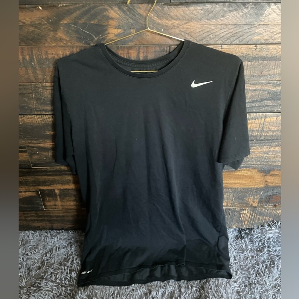 Teen Nike Dri Fit Black Short Sleeve T shirt -large